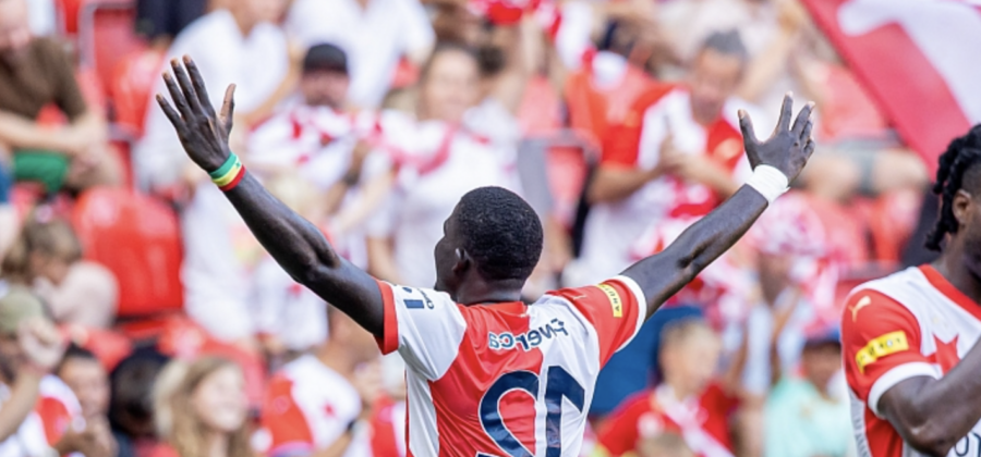 Slavia potvrdila svou favoritku v utkání s Pardubicemi, které rozhodl Dioufův gól